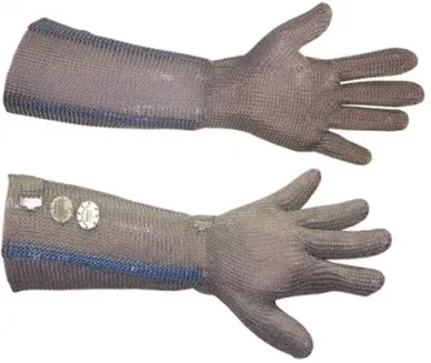 Luva de Malha de Aço NiroFlex 2000 - Punho Longo 19cm