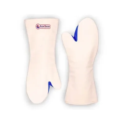 Luva Para Alta Temperatura Benetherm Mão de Gato Branca Therm-Up P 010