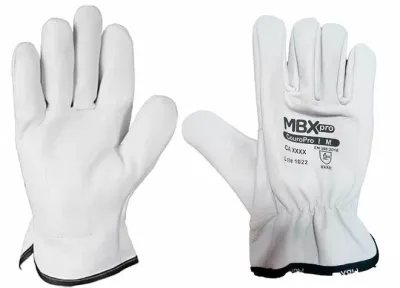 Luva de Vaqueta Total CouroPRO MBXpro CA 48923 - 12 Pares