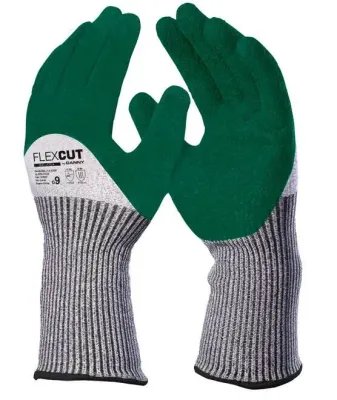 Luva Contra Corte Nível 5 Danny FlexCut 3/4 Látex DA- 45.600L Cano Longo  CA 49857